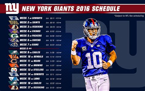 New york giants franchise page. Ny Giants Schedule / 2020 New York Giants Schedule ...