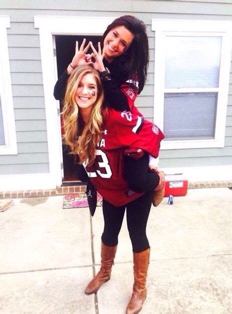 best friends sister best friend goals best friends forever gameday outfit tailgating outfits