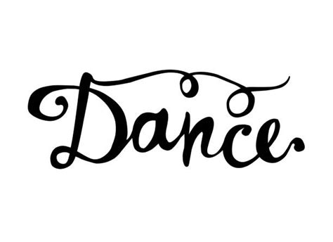 Best Drawing Of A Word Dance Illustrations Royalty Free Vector