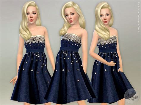Laurenzia Dress For Girls Found In Tsr Category Sims 4