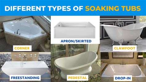 Different Types Of Soaking Tub Soaking Tubs 101