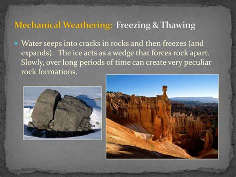 Ppt Weathering And Erosion Powerpoint Presentation Free Download Id