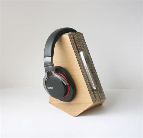 Cardboard Headphone Stand On Behance