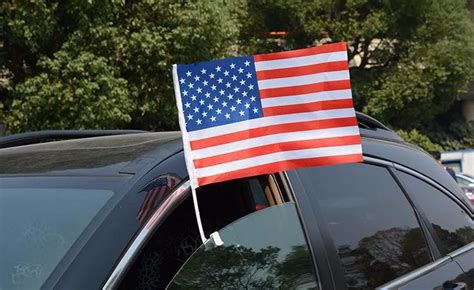 Wholesale Custom Funeral Procession Hanging Car Window Flag Buy