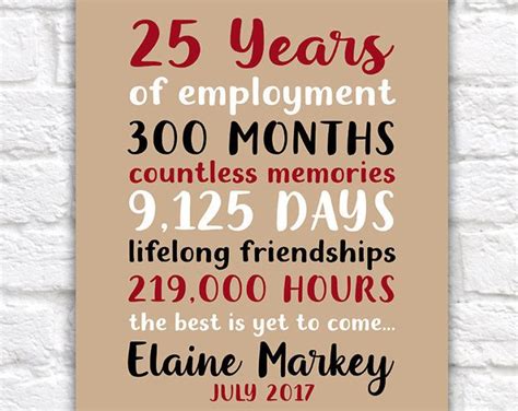 Funny 25 Year Work Anniversary Quotes Shortquotescc