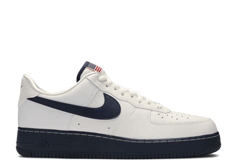 Air Force 1 Low 07 Lv8 Usa Nike Ck5718 100 Whitesport Red