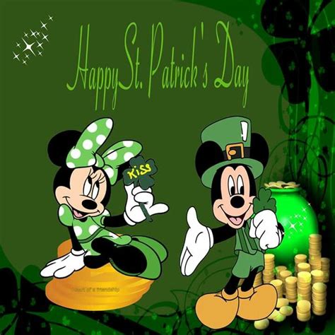 Holiday Wishes Holiday Fun St Patricks Day Wallpaper Mickey Mouse