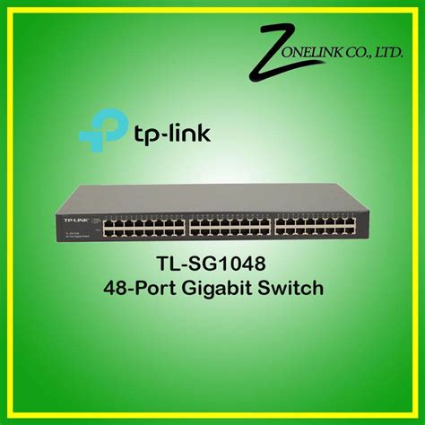 Tp Link 48 Port Gigabit Rackmount Switch Tl Sg1048 Zonelink88 Thaipick