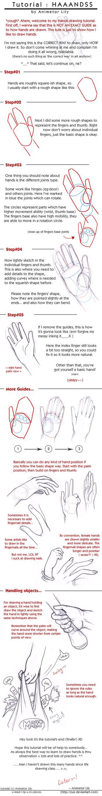 How To Draw Hands Easy Tutorials You Can Follow Even As A Beginner