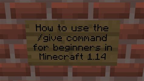 Become invincible, command the weather, spawn diamond items, give yourself infinite xp, and much more! How to Give Yourself Any Item for beginners in Minecraft 1 ...