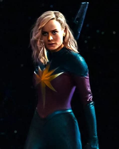 Brie Larsons New Superhero Costume Revealed In Captain Marvel 2 Photos