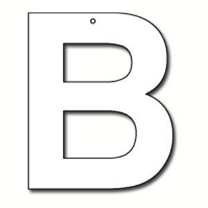 This page contains 26 large printable letter pdf pages. Cut Out Letter B Cardboard Ea | Party Supplies ...