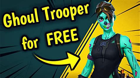 Bij deze verkoop ik mijn fortnite account. HOW TO GET GHOUL TROOPER FOR FREE - YouTube