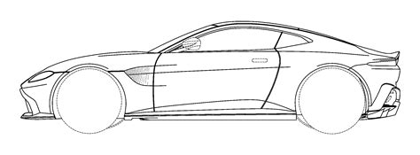 Do These Patent Drawings Show the New 2018 Aston Martin Vantage?  The