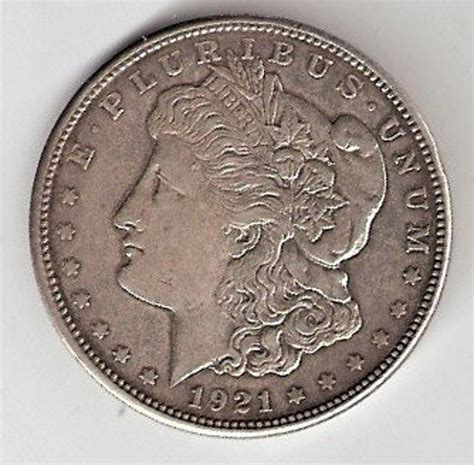 Morgan 1921 Silver Dollar Denver Mint Mark Etsy
