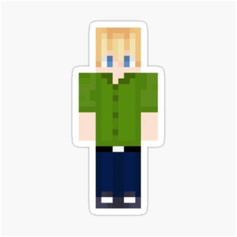 Tubbos Mcyt Minecraft Skin Sticker By Jaypegdesigns Minecraft Skin