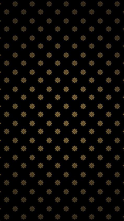 Golden Flowers Pattern Iphone Wallpapers Free Download