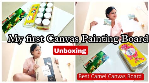 Best Camel Canvas Board Under 99 Rs At Amazon Acrylic Painting Color