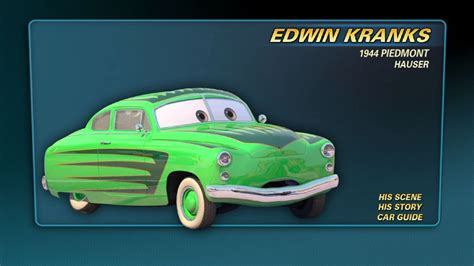 Edwin Kranks World Of Cars Wiki Fandom Powered By Wikia