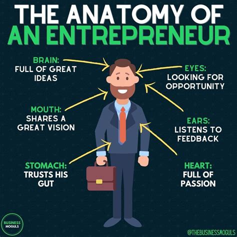 Anatomy Of An Entrepreneur Money Making Hacks Anatomy Entrepreneur