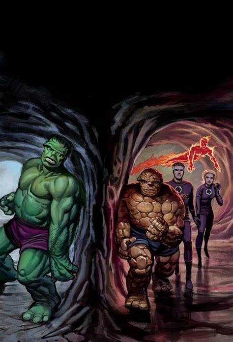 The Fantastic Four Vs The Hulk Hulk Marvel Marvel Comics Art Marvel