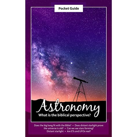 Astronomy Pocket Guide Answers In Genesis UK Europe