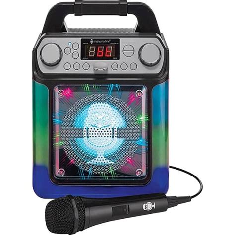 Singing Machine Groove Mini Bluetooth Karaoke System Black Sml650bk
