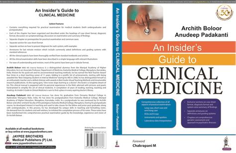 Pdf An Insiders Guide To Clinical Medicine