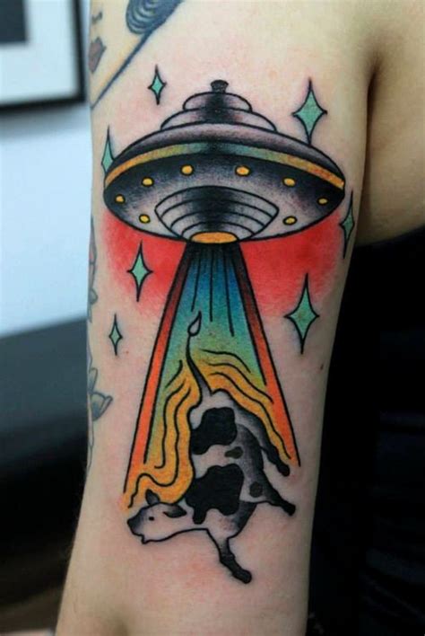 .ufo tattoo, minimalist solar system ufo tattoo, minimalist spaceship ufo tattoo, minimalist tiny ufo tattoo ufo tattoo, minimalist ufo tattoo designs, minimalist ufo tattoo simple, small minimalist ufo. Flying ufo and cow tattoo on arm - Tattooimages.biz