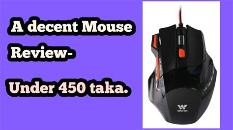 Walton Gaming Mouse Review Model Wmg001wb High Precision Under 450