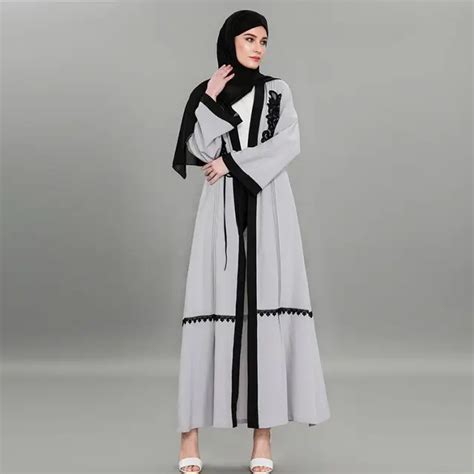 Buy Muslim Adult Robe Dubai Hit Color Beading Embroidey Muslim Abaya Robes Arab