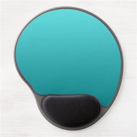 Dark Teal Ombre Gel Mouse Pad Zazzle
