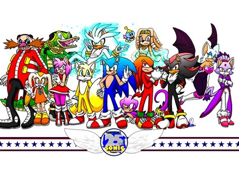 Sonic The Hedgehogs 25th Anniversary By Natsumi Nyan On Deviantart