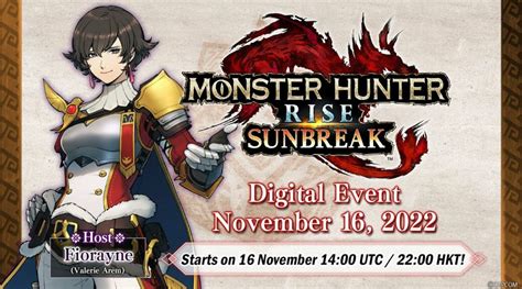 Monster Hunter Rise Sunbreak Free Title Update Digital Event