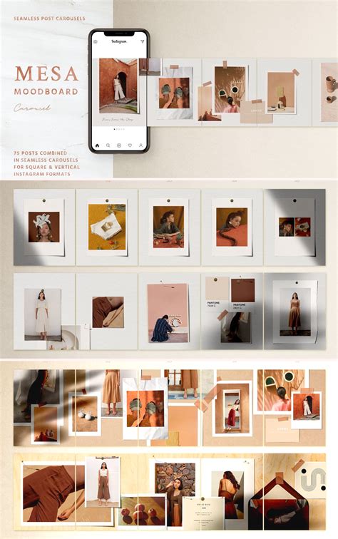 Mesa Carousel Post Templates Instagram Branding Instagram Design
