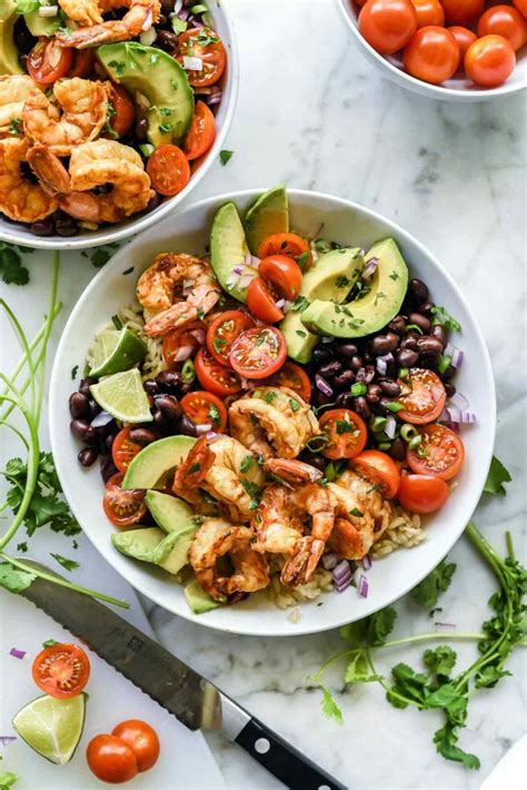 From morning meal, to lunch, treat, dinner as well as treat choices, we have actually combed pinterest and the best food blog sites to bring you diabetic shrimp recipes you need to attempt. Chipotle Lime Shrimp Bowls Recipe | foodiecrush.com ...