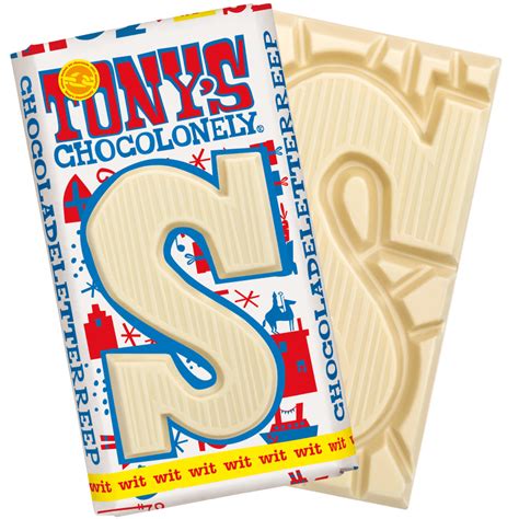 Letterbar White S Tonys Chocolonely
