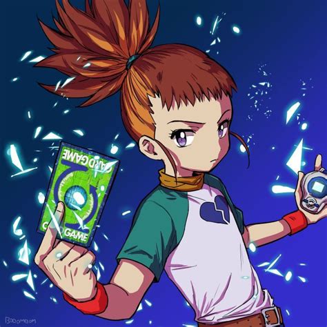 Makino Ruki By Booombom On Deviantart Digimon Tamers Digimon Digital