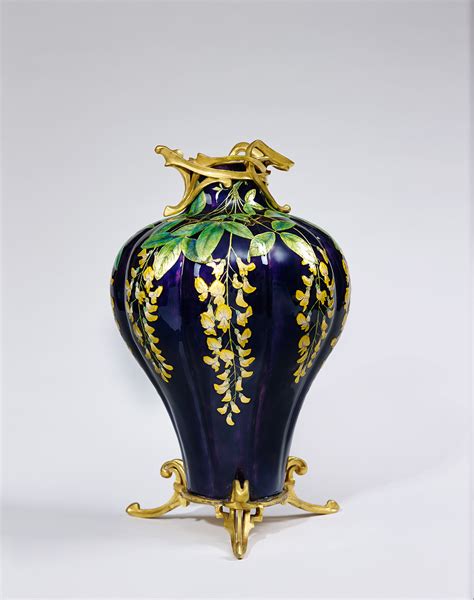 Eugene Feuillatre Vase Circa 1900 Art Nouveau Art Déco Antiquaire à Monaco Robert