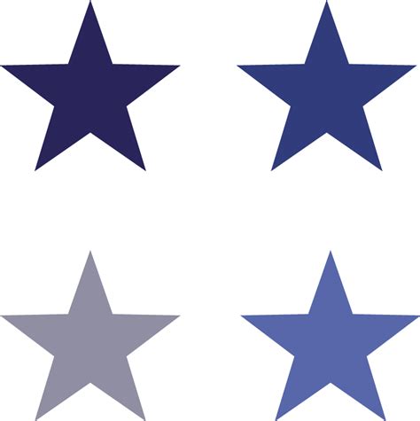 vinil decorativo estrelas azuis tenstickers