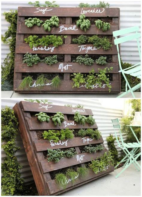 60 Diy Pallet Garden Ideas Vertical Pallet Herb Garden 2023