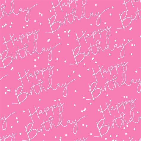 Happy Birthday Pink Wrapping Paper M BIG W