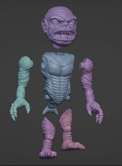 Fish Ghoulie V2 3d Model 3d Printable Cgtrader