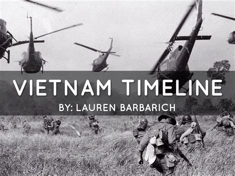 Vietnam Timeline By Lauren Barbarich