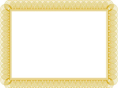 Free Certificate Border Templates For Word
