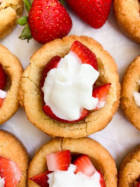 Strawberry Shortcake Cookie Cups Wellness By Kay