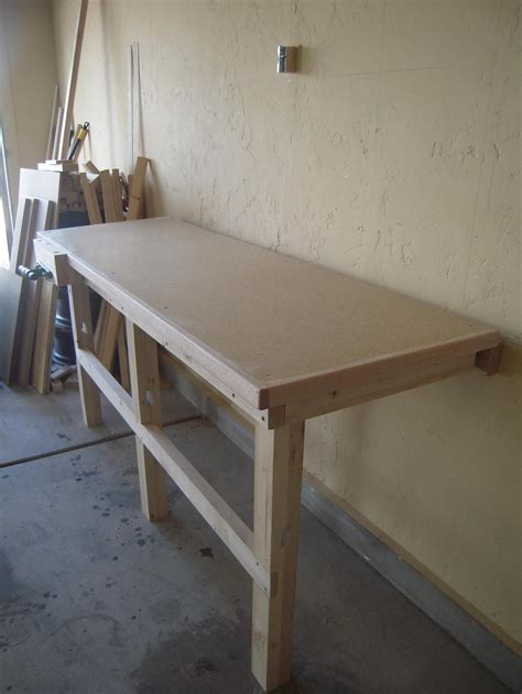 Fold Down Work Bench For My Garage Work Shop Garage Work Bench Fold