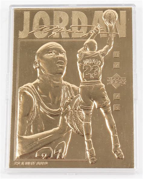Michael Jordan Gold Cards Printable Cards