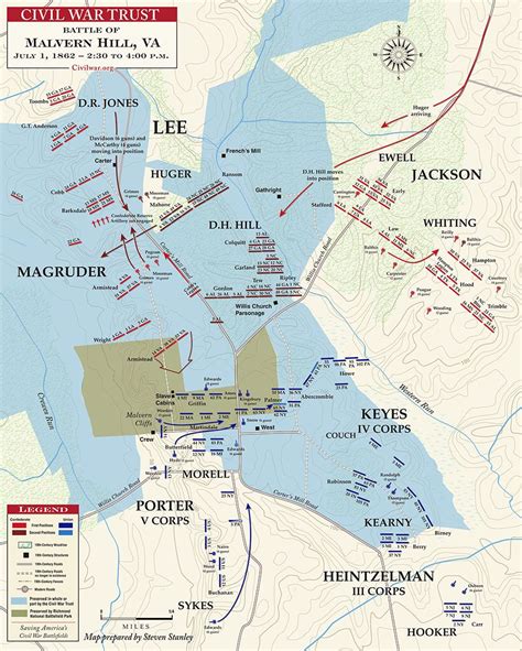 Battle Of Malvern Hill 230pm To 400pm Civil War Battles Civil War War