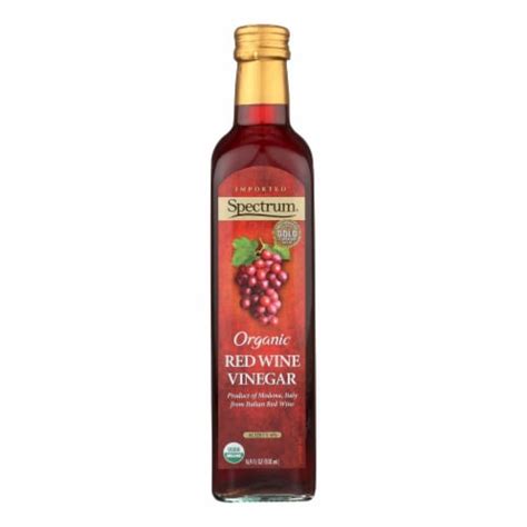 Spectrum Naturals Organic Red Wine Vinegar Case Of 6 169 Fl Oz